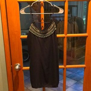 American eagle sundress. Sz S. Embroidered top. Spaghetti straps are adjustable.